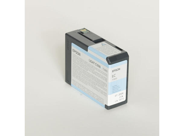 Epson T5805 Light Cyan 80 ml Lyst cyan blekk for Epson SP 3800/3880 